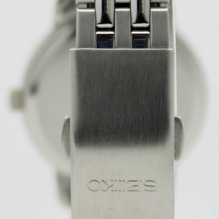 Seiko Quartz rustfrit stål sort urskive SUR827P1 SUR827P kvinders ur