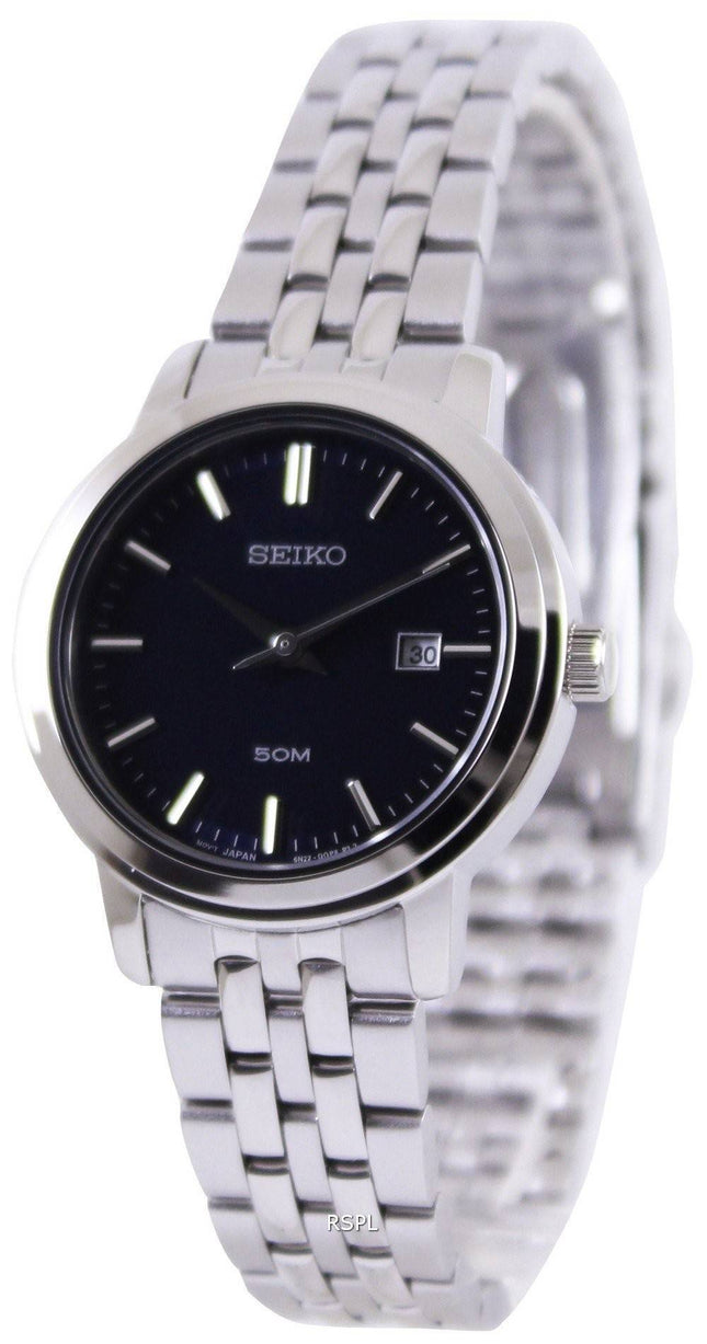 Seiko Quartz Navy blå urskive SUR829P1 SUR829P kvinders ur