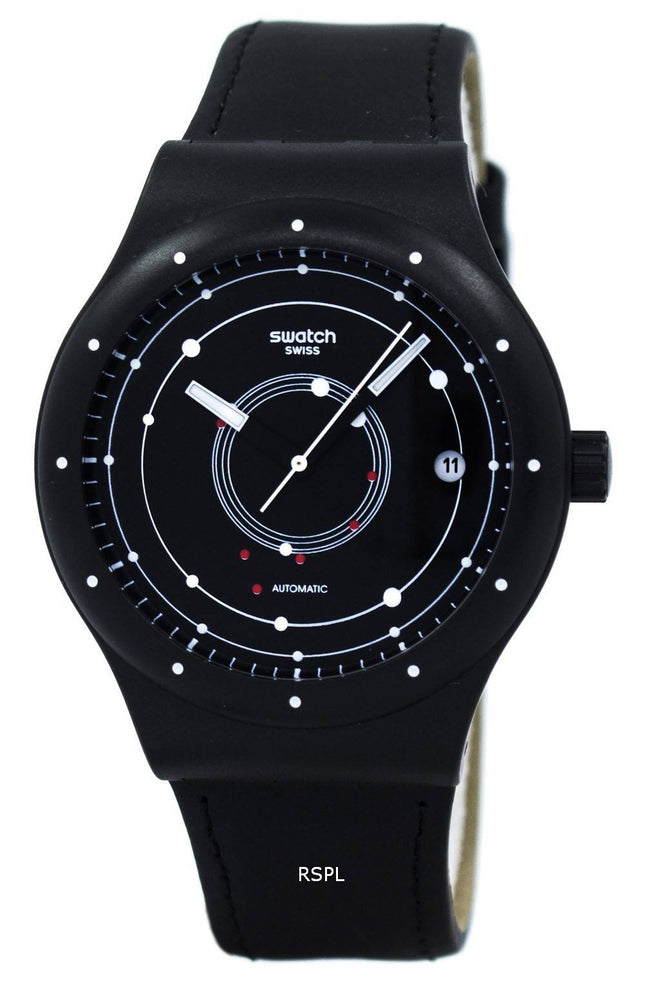 Swatch originaler Sistem sort automatiske SUTB400 Unisex ur