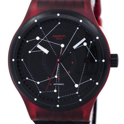 Swatch originaler Sistem rød automatiske SUTR400 Unisex ur