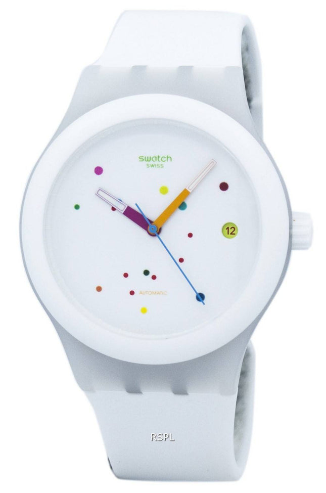 Swatch originaler Sistem hvid automatiske SUTW400 Unisex ur