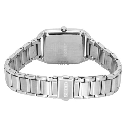 Seiko Essentials rustfrit stål grøn urskive kvarts SWR075P1 dameur