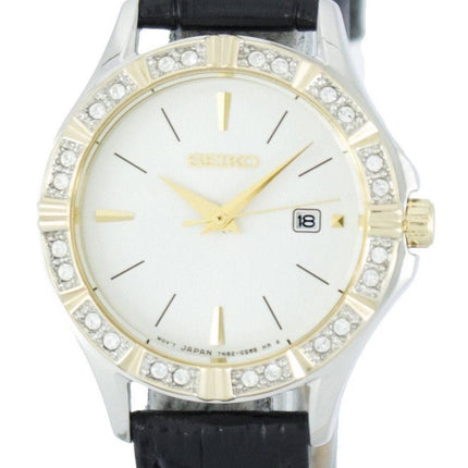 Seiko Quartz Diamond Accent SXDF24 SXDF24P1 SXDF24P kvinders Watch