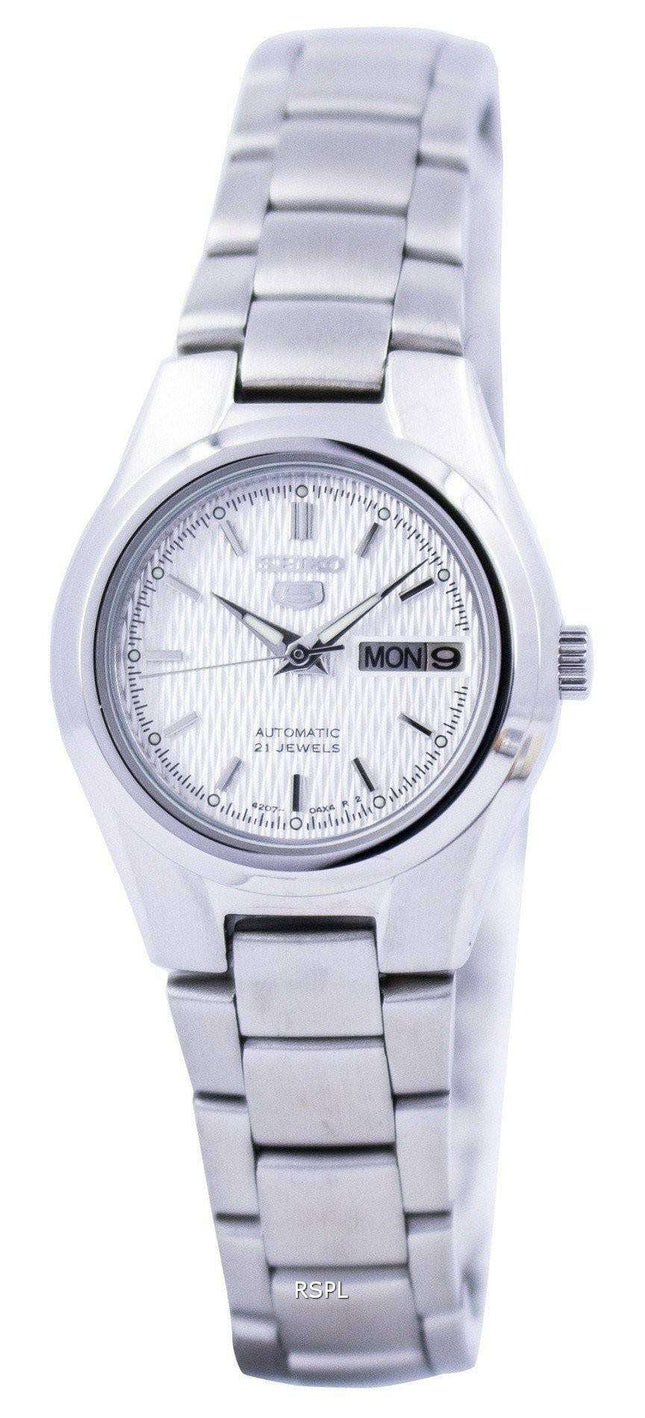 Renoveret Seiko 5 automatisk 21 juveler SYMC07 SYMC07K1 SYMC07K dameur