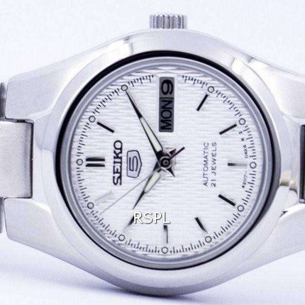 Renoveret Seiko 5 automatisk 21 juveler SYMC07 SYMC07K1 SYMC07K dameur