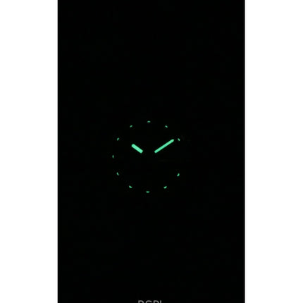 Seiko 5 tofarvet rustfrit stål sort urskive 21 juveler automatisk SYMD94K1 dameur