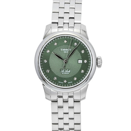 Tissot Le Locle Stainless Steel Green Dial Automatic T006.207.11.096.00 Women's Watch
