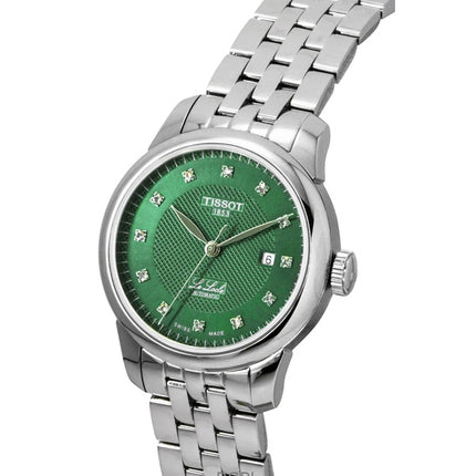 Tissot Le Locle Stainless Steel Green Dial Automatic T006.207.11.096.00 Women's Watch