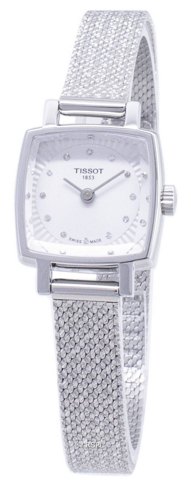 Tissot T-Lady Lovely Square T 058.109.11.036.00 T0581091103600 Diamond accenter Quartz Kvinders Ure