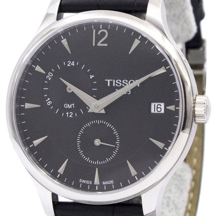 Tissot T-klassiske Tradition GMT T063.639.16.057.00 T0636391605700 Herreur