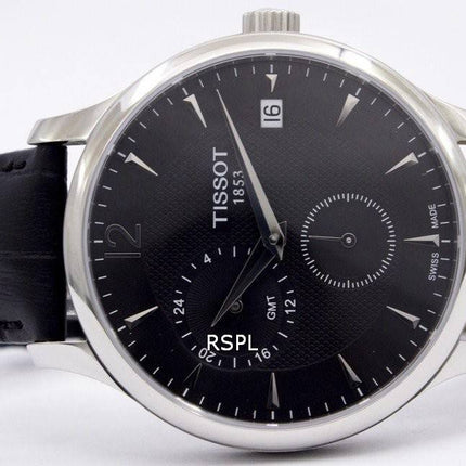 Tissot T-klassiske Tradition GMT T063.639.16.057.00 T0636391605700 Herreur