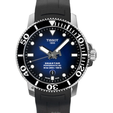 Tissot T-Sport Seastar 1000 T120.407.17.041.00 T1204071704100 Powermatic 80 Automatisk 300M Herreur