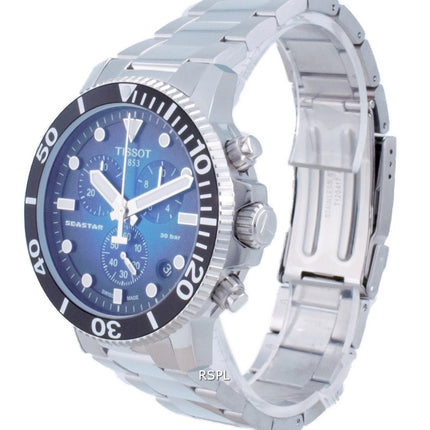 Tissot T-Sport Seastar 1000 Chronograph Quartz Diver's T120.417.11.041.01 T1204171104101 300M Herreur