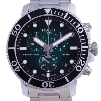 Tissot T-Sport Seaster 1000 Chronograph Diver&#39,s Quartz T120.417.11.091.01 T1204171109101 300M Herreur