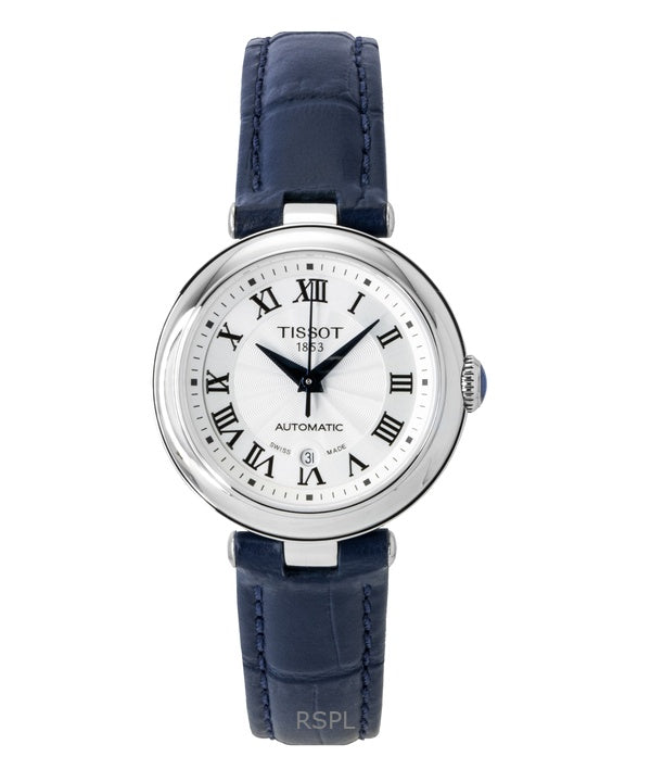 Tissot Bellissima læderrem hvid urskive automatisk T126.207.16.013.00 dameur
