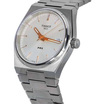 Tissot PRX T-Classic rustfrit stål sølvskive Quartz T137.210.11.031.00 T1372101103100 100M unisex ur