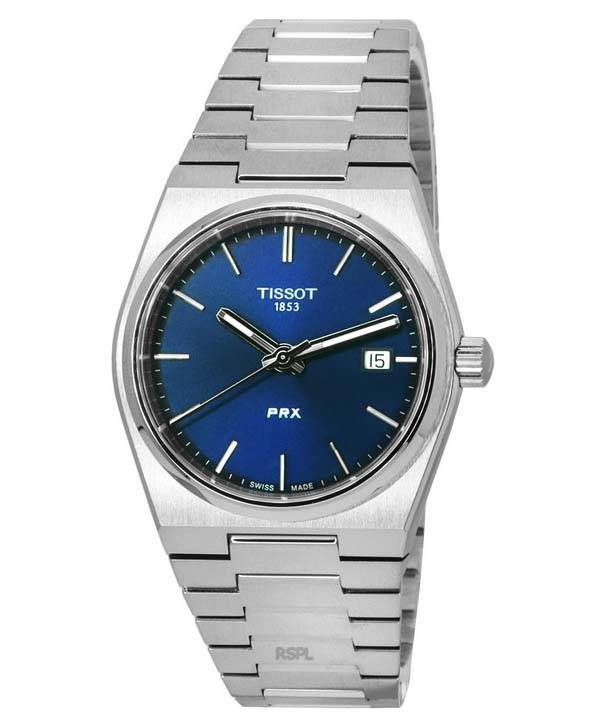 Tissot PRX T-Classic rustfrit stål blå skive kvarts T137.210.11.041.00 T1372101104100 100M unisex ur