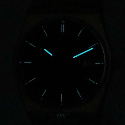 Tissot PRX T-Classic Powermatic 80 rustfrit stål sort skive T137.407.11.051.00 T1374071105100 100M herreur