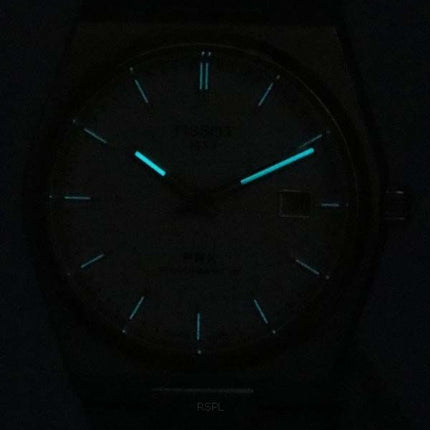 Tissot PRX T-Classic Powermatic 80 sølvskive T137.407.21.031.00 T1374072103100 100M herreur