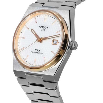 Tissot PRX T-Classic Powermatic 80 sølvskive T137.407.21.031.00 T1374072103100 100M herreur