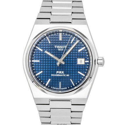 Tissot PRX Titanium Blå Skive Automatisk T137.807.44.041.00 100M Herreur