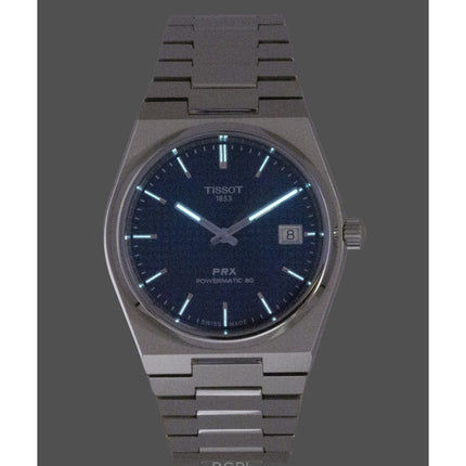 Tissot PRX Titanium Blå Skive Automatisk T137.807.44.041.00 100M Herreur