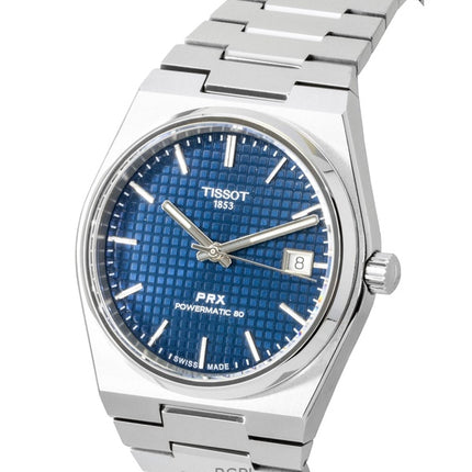Tissot PRX Titanium Blå Skive Automatisk T137.807.44.041.00 100M Herreur