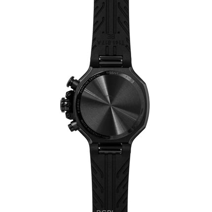 Tissot T-Race Kronograf Silikonerem Sort Skive Quartz T141.817.37.051.00 100M Herreur