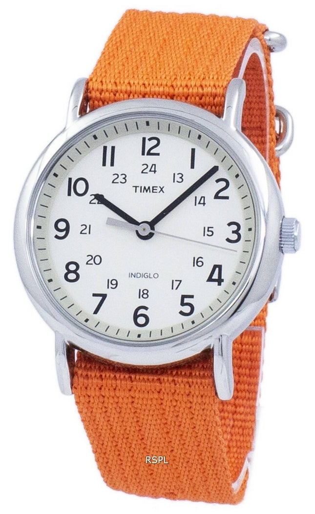 Timex Weekender glide igennem Indiglo Quartz T2N745 Unisex ur