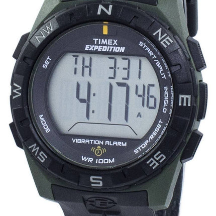 Timex Expedition vibrationer Alarm Indiglo Digital T49852 Herreur