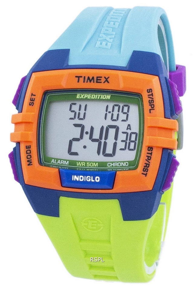 Timex Expedition Chronograph Alarm Indiglo Digital T49922 Unisex ur