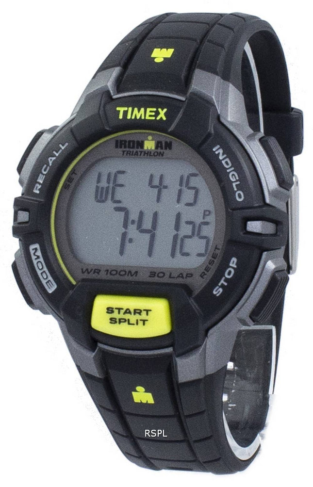 Timex Sports Ironman Triathlon forrevne 30 Lap Indiglo Digital T5K790 Herreur