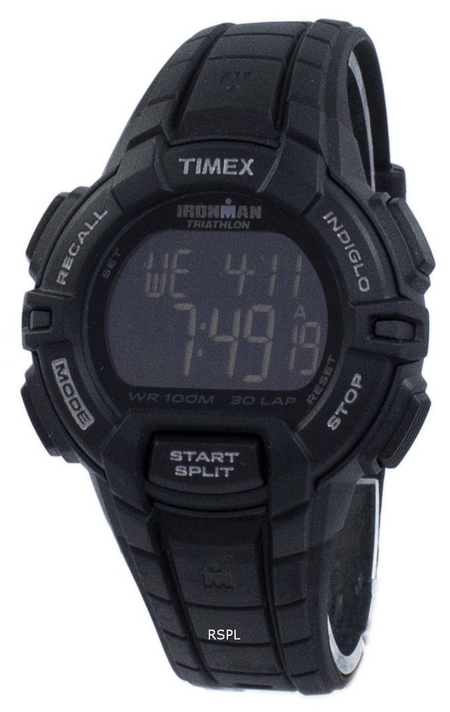 Timex Sports Ironman Triathlon forrevne 30 Lap Indiglo Digital T5K793 Herreur