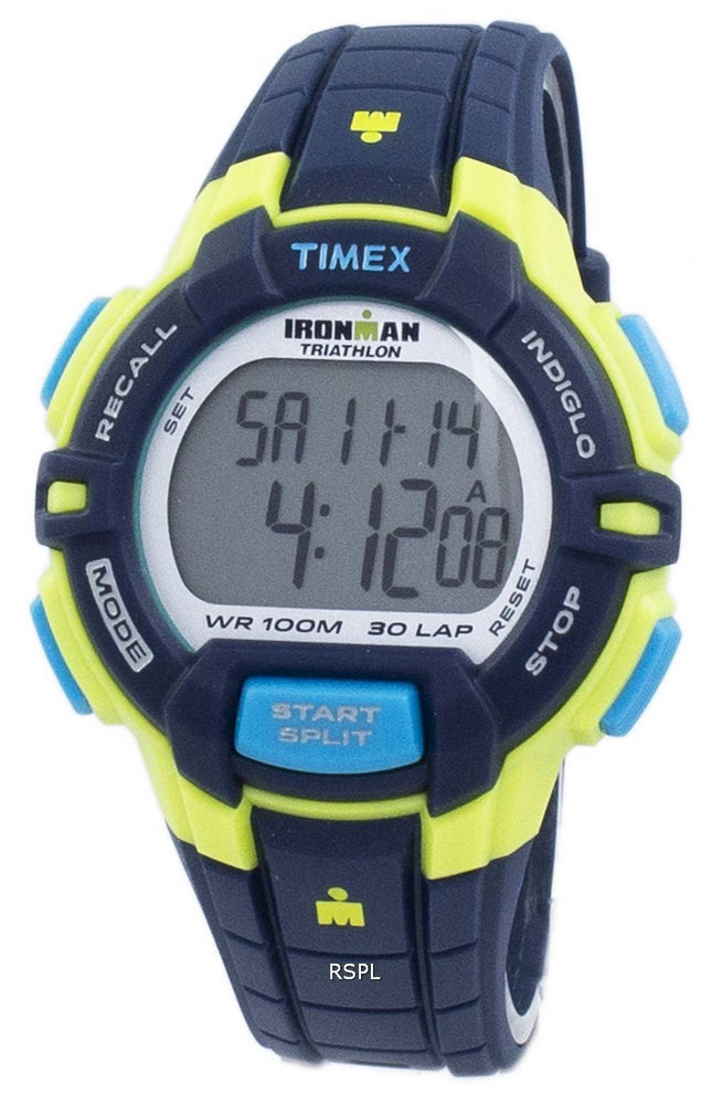 Timex Sports Ironman Triathlon forrevne 30 Lap Indiglo Digital T5K814 Herreur