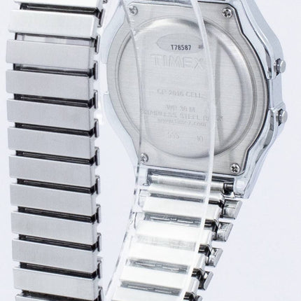 Timex tidløse klassiske Indiglo Chronograph Alarm Digital T78587 Herreur