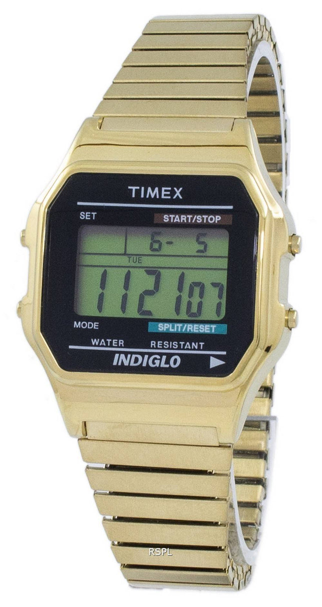 Timex Classic Indiglo Chronograph Alarm Digital T78677 Herreur
