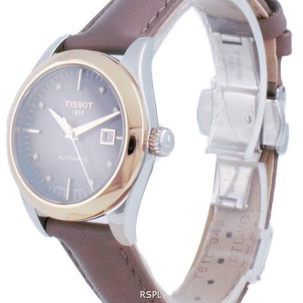 Tissot T-My Lady 18K guld diamant accenter automatisk T930.007.46.296.00 T9300074629600 Dameur