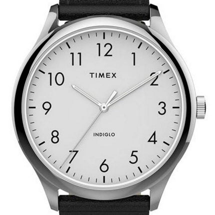Timex Modern Easy Reader Hvid skivekvarts TW2T71800 Herreur
