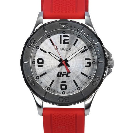 Timex UFC Gamer Silikonerem Silver Dial Quartz TW2V58200 herreur