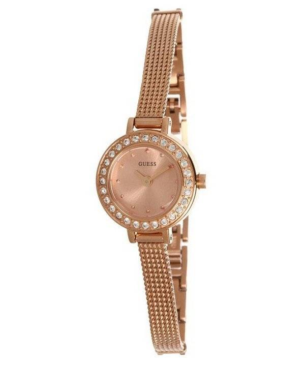 Gætte Rose guld Mesh Petite U0133L3 kvinders ur