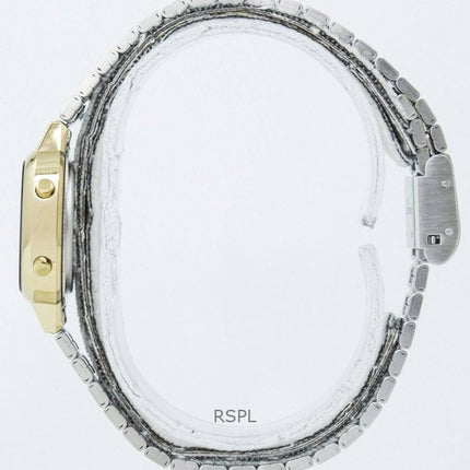 Renoveret Casio Digital Alarm Timer Quartz LA670WGA-1DF Dameur i rustfrit stål