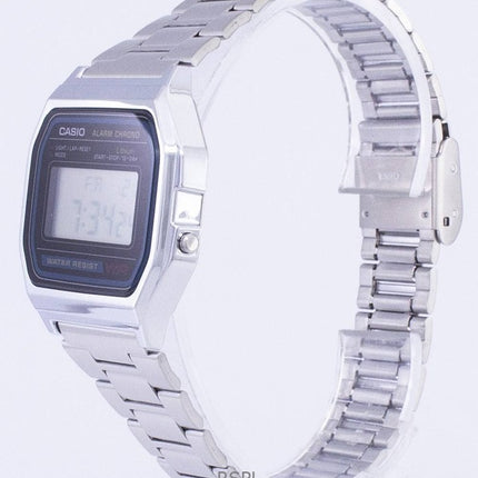Renoveret Casio Digital Stainless Steel Daily Alarm Quartz A158WA-1DF herreur