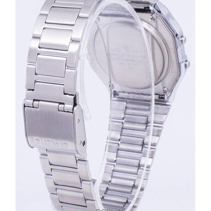 Renoveret Casio Digital Stainless Steel Daily Alarm Quartz A158WA-1DF herreur