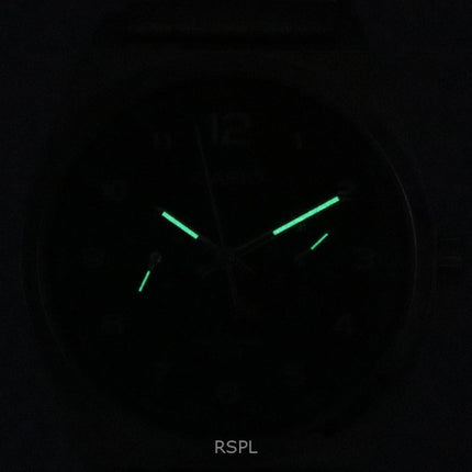 Renoveret Casio Standard Analog Moon Phase Black Dial Quartz MTP-M300D-1A herreur