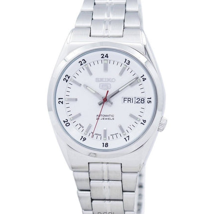 Renoveret Seiko 5 21 Jewels White Dial Automatisk SNK559J1 herreur