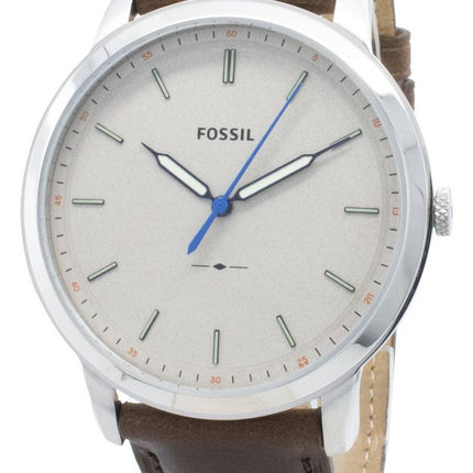 Renoveret fossil Minimalist FS5306 Slim 3H Quartz Herreur