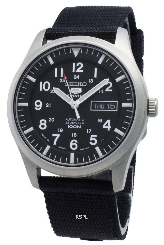 Renoveret Seiko 5 Sports SNZG15 SNZG15J1 SNZG15J Automatisk herreur