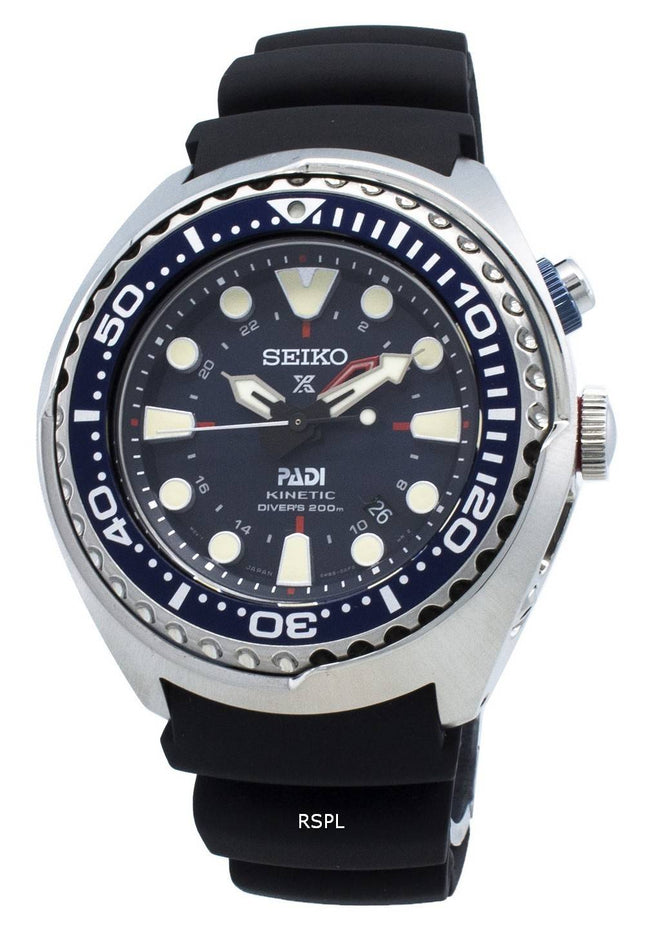 Renoveret Seiko Prospex SUN065 SUN065P1 SUN065P Kinetic PADI Edition Diver 200M Herreur