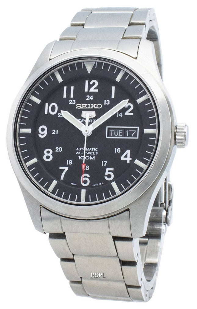 Renoveret Seiko 5 Sports SNZG13 SNZG13K1 SNZG13K Automatisk herreur
