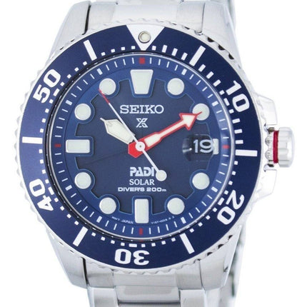 Renoveret Seiko Prospex PADI Special Edition Solar Diver',s SNE435 SNE435P1 SNE435P 200M Herreur